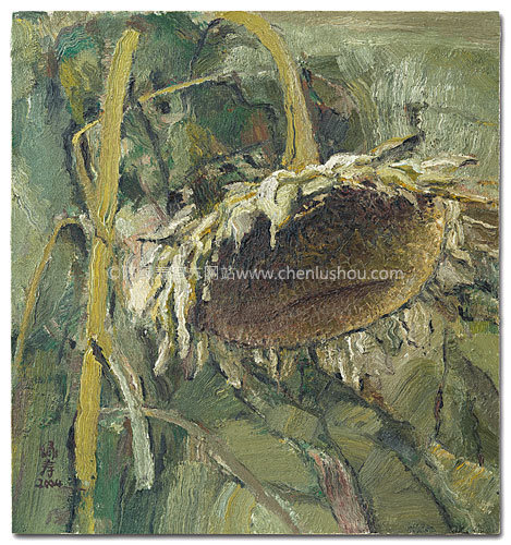 陈绿寿油画作品-葵
