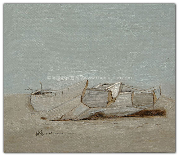 陈绿寿油画作品-相随